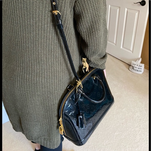 ALMA PM MV BLACK LEATHER PURSE - Picture 9 of 15